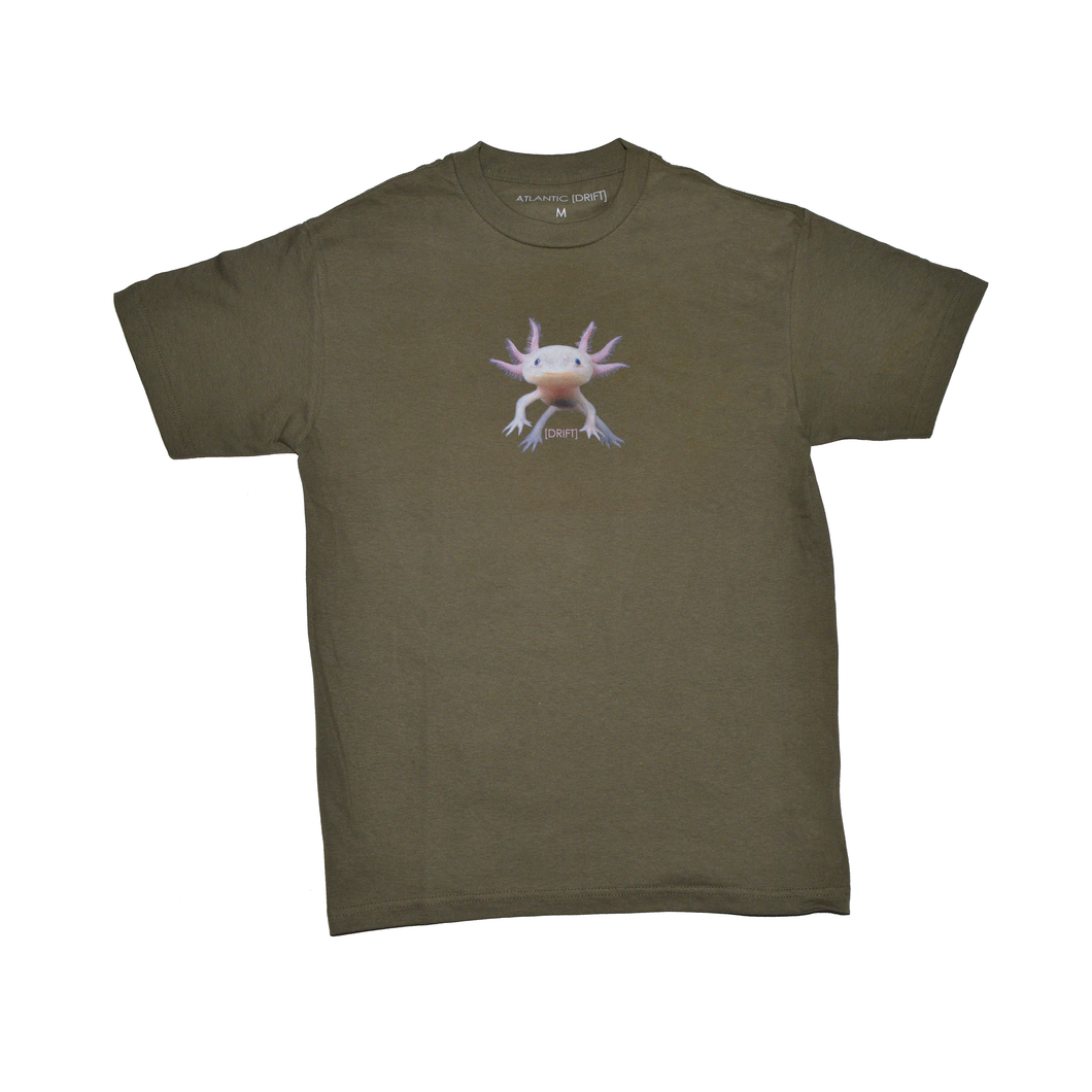 Axolotl T-shirt Olive